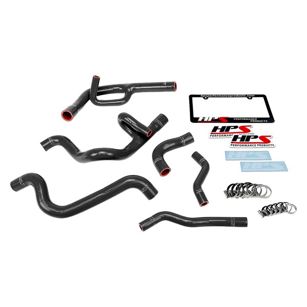 HPS® 571300BLK Silicone Engine Coolant Radiator Hose Kit