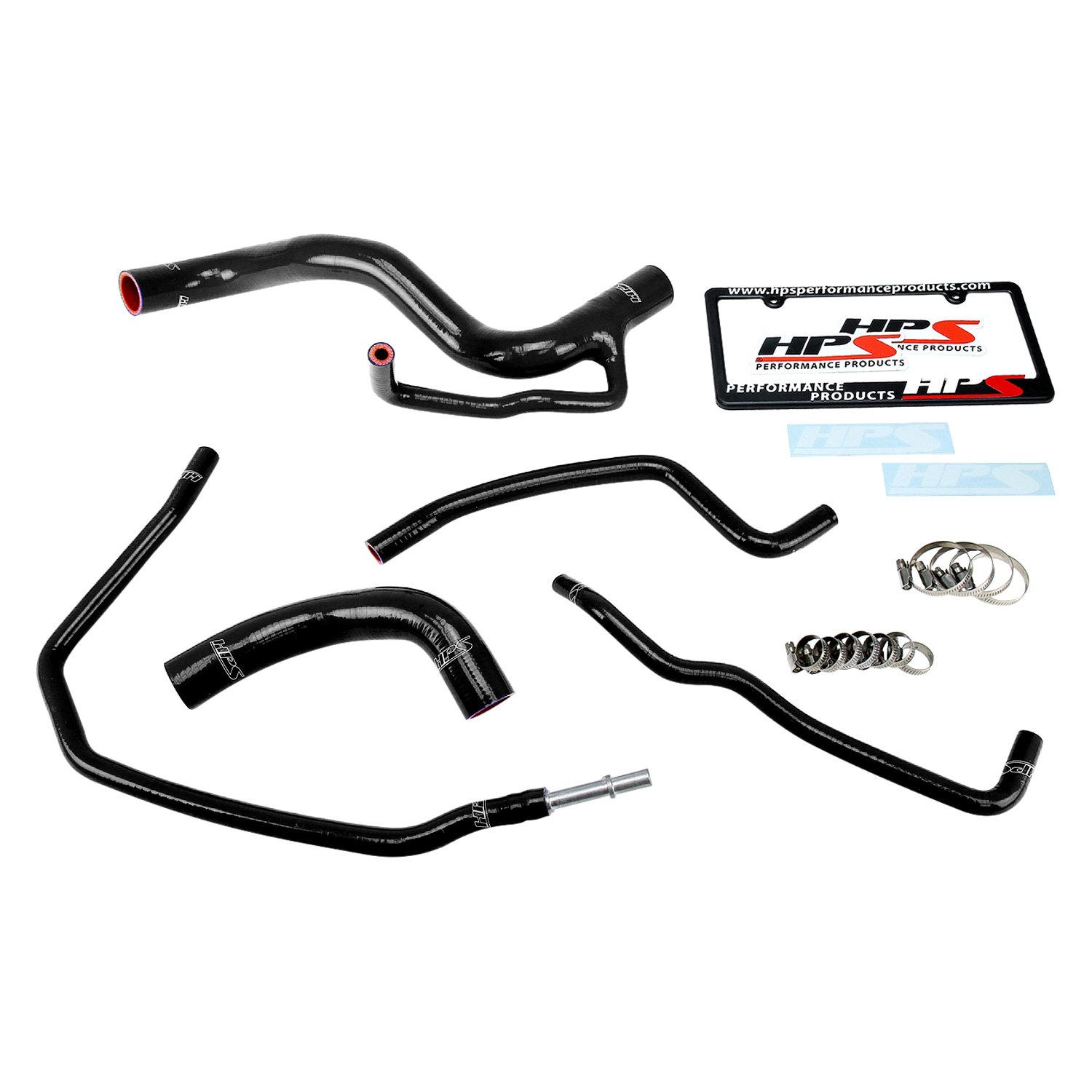 HPS 57-1479-BLK Black Silicone Radiator Coolant Hose Kit HPS 57-1479-BLK Black Silicone Radiator Coolant Hose Kit