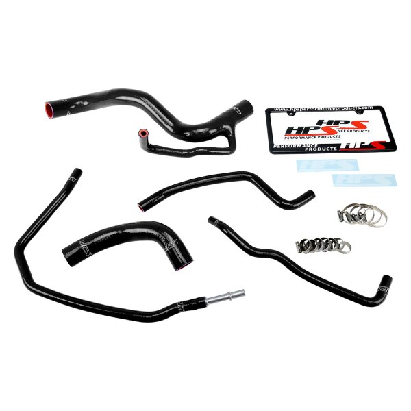HPS® 571479BLK Silicone Engine Coolant Radiator Hose Kit 5Pc