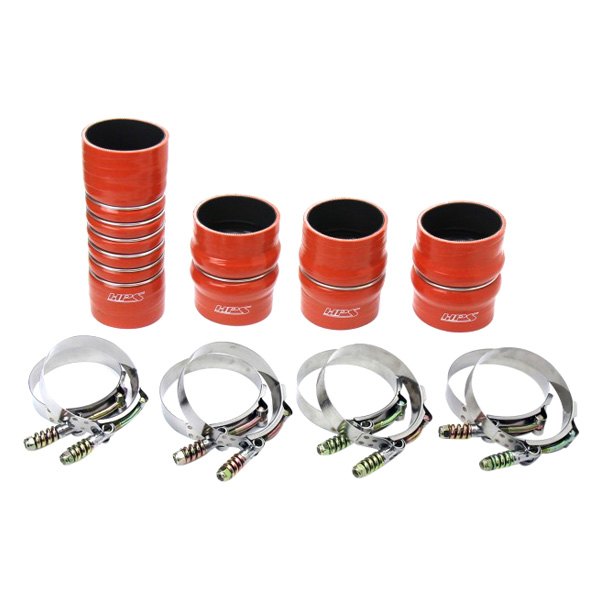 HPS® 571568 High Temp Aramid Reinforced Silicone Intercooler Turbo Hose Boots Kit with T Bolt