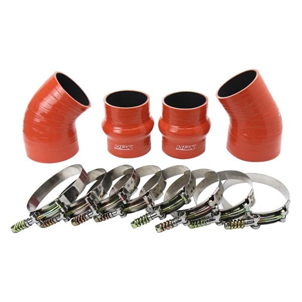 HPS® 571576 High Temp Aramid Reinforced Silicone Intercooler Turbo Hose Boots Kit with T Bolt