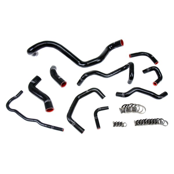 HPS Silicone Hoses® 571838BLK Engine Coolant Radiator Hose Kit