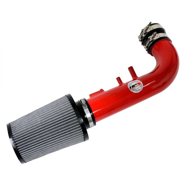 HPS® 827-503R - Aluminum Powder Coated Red Short Ram Air Intake System