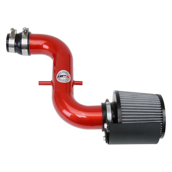 HPS Silicone Hoses® 827526R Aluminum Powder Coated Red Short Ram Air Intake System