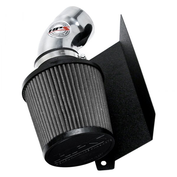HPS Silicone Hoses® 827574P Aluminum Polished Short Ram Air Intake