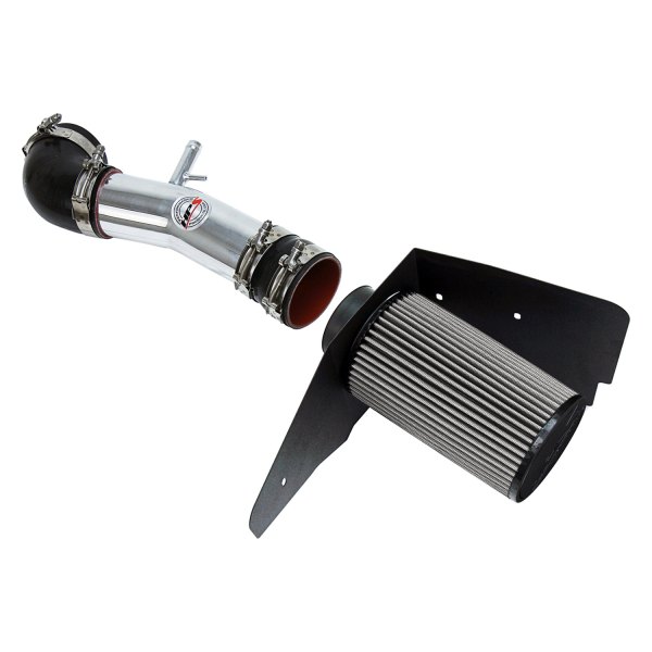 HPS Silicone Hoses® 827596P Aluminum Polished Short Ram Air Intake