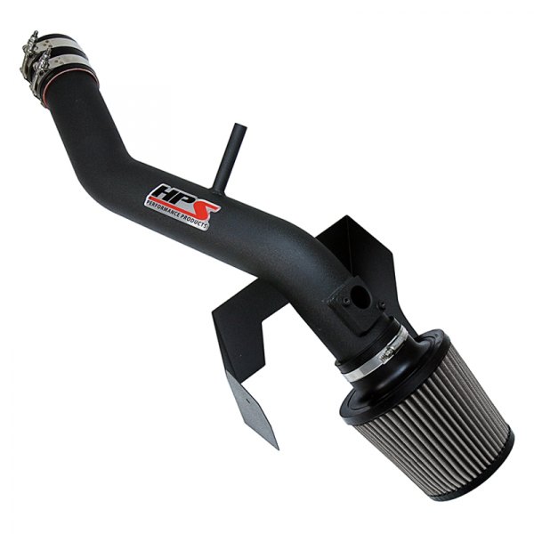 HPS® 827597WB Aluminum Wrinkle Black Short Ram Air Intake System