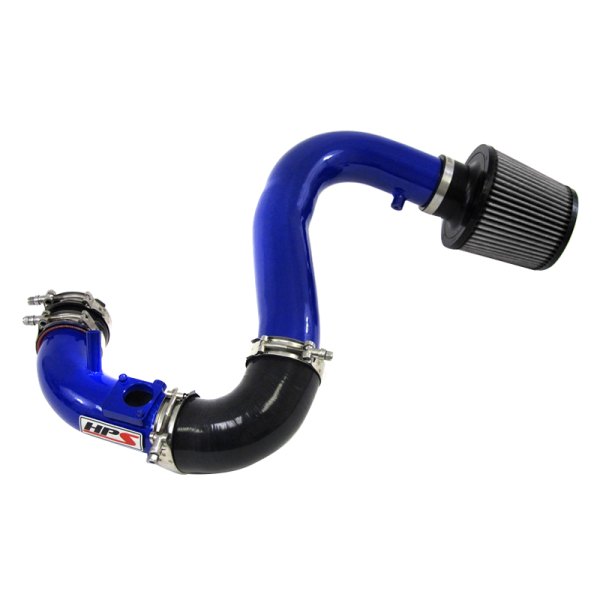 Hps® 837-601bl - Aluminum Powder Coated Blue Cold Air Intake System