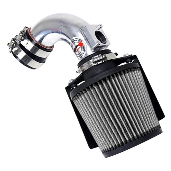 HPS Silicone Hoses® 827-165P - Aluminum Polished Short Ram Air Intake ...