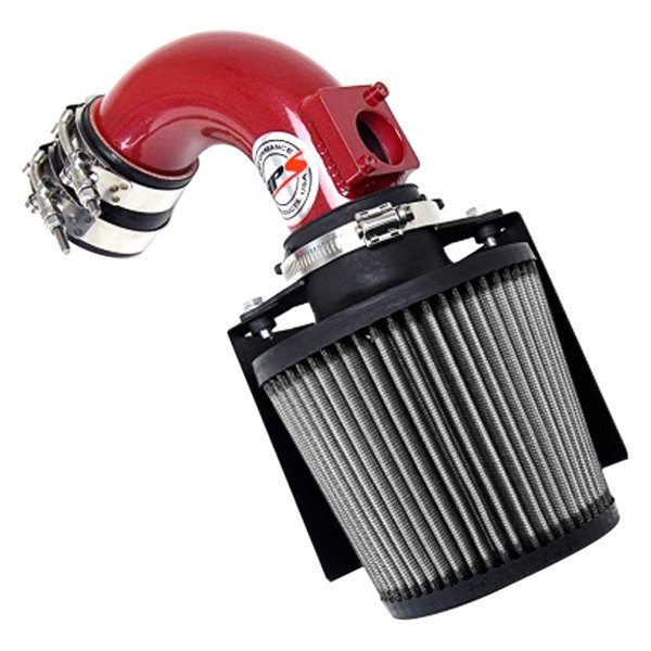 HPS® 827165R Aluminum Powder Coated Red Short Ram Air Intake System