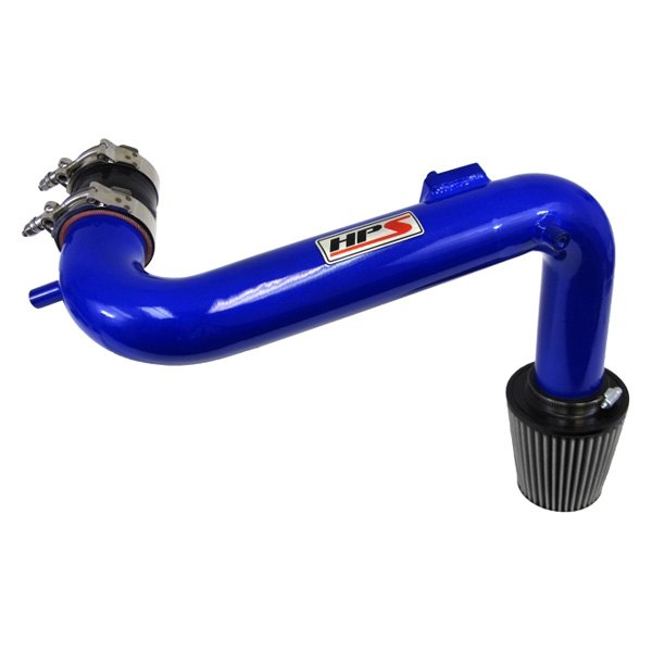 HPS Silicone Hoses® 827527BL Aluminum Powder Coated Blue Short Ram