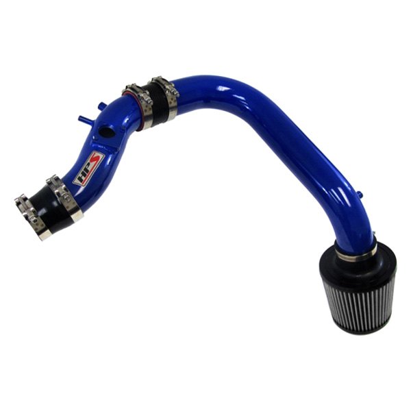 HPS® 837513BL Aluminum Powder Coated Blue Cold Air Intake System