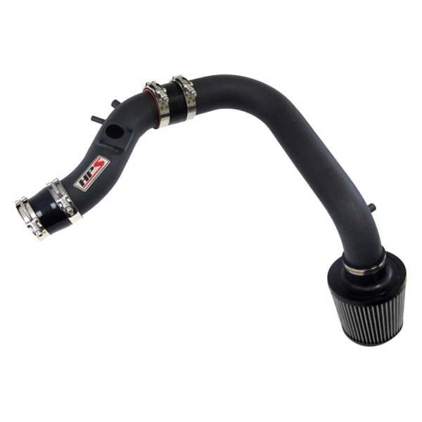 HPS® 837513WB Aluminum Wrinkle Black Cold Air Intake System