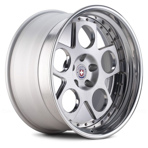 HRE Forged® - 454 3PC (Vintage Series) Brushed Clear with Polished Clear Windows and Polished Clear Outer