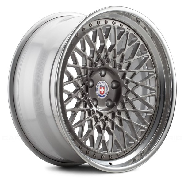 HRE Forged® - 501 3PC (Vintage Series) Brushed Dark Clear with Polished Clear Outer