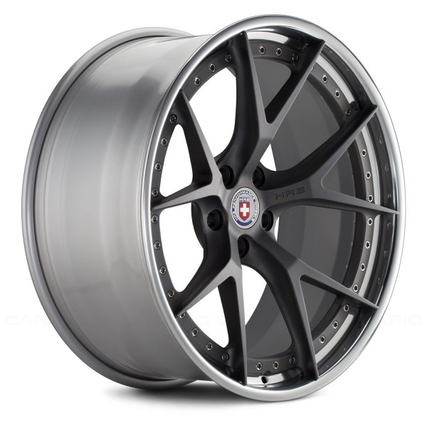 HRE Forged® - S101 3PC (Series S1) Satin Charcoal with Polished Clear Outer