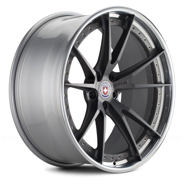 HRE Forged® - S104 3PC (Series S1) Satin Charcoal with Polished Clear Outer