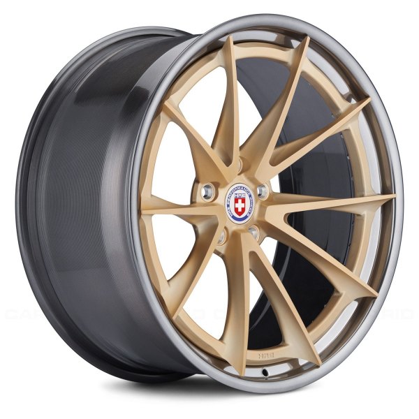 HRE Forged® - S204H 3PC (Series S2H) Frozen Gold with Polished Dark Clear Outer