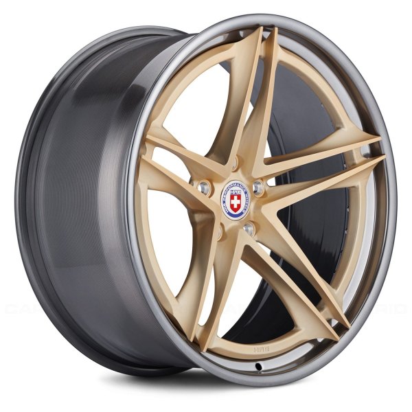 HRE Forged® - S207H 3PC (Series S2H) Frozen Gold with Polished Dark Clear Outer