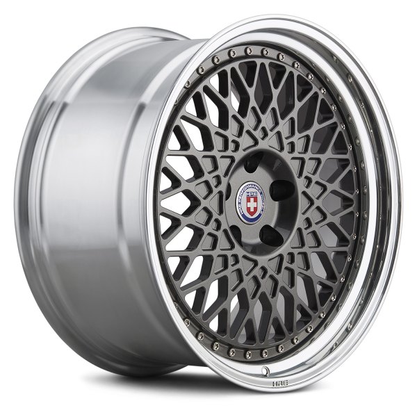 HRE Forged® - 501 FMR® 2PC (Vintage Series) Gloss Charcoal with Polished Clear Barrel