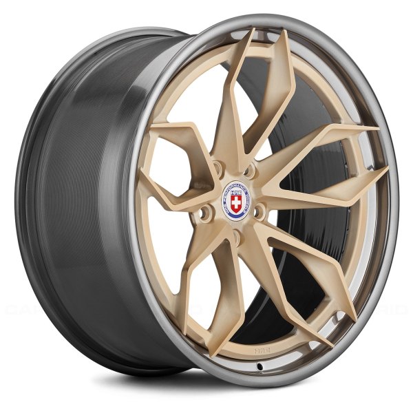 HRE Forged® - S201H 3PC (Series S2H) Frozen Gold with Polished Dark Clear Outer