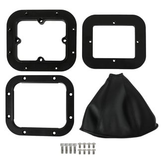 Hurst Shifters® - Shifter Boot with Black Rectangular Bezel
