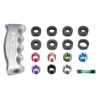 Hurst Shifters® - Manual/Automatic Pistol Grip Silver Shifter Handle
