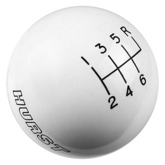 Hurst Shifters® - Manual 6-Speed Pattern White Shift Knob