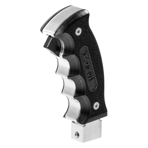 Hurst Shifters® - Automatic Pistol Grip Polished Shifter Handle with Black Wood Side Grips