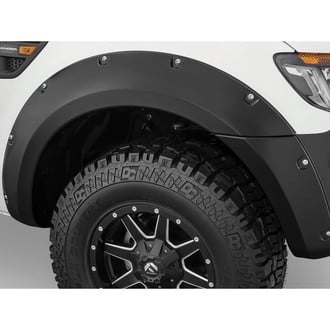 Husky Liners® - Pocket Matte Black Front and Rear Fender Flares