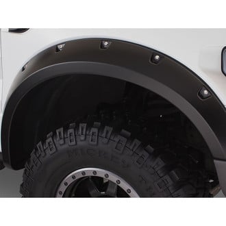 Husky Liners® - Pocket Matte Black Front and Rear Fender Flares