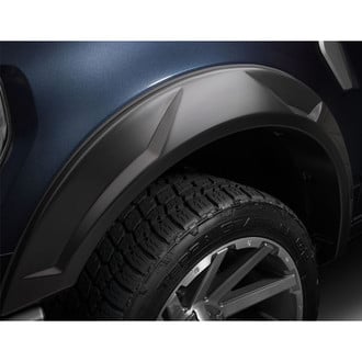 Husky Liners® - DRT Style Smooth Black Front and Rear Fender Flares
