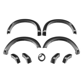 Husky Liners® - DRT Style Matte Black Front and Rear Fender Flares