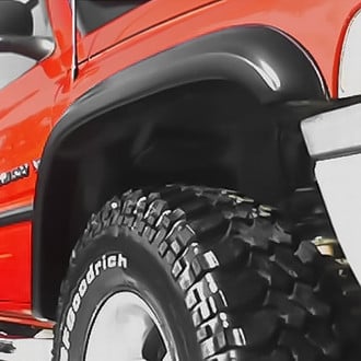 Husky Liners® - Flat Matte Black Front and Rear Fender Flares
