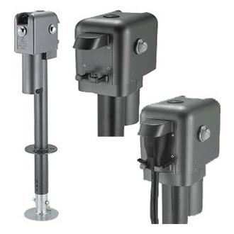 Husky Towing® 87247 - Brute Black Trailer Tongue Jack