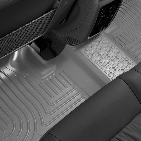  Husky Liners® - WeatherBeater™ 2nd Row, Full Coverage Gray Floor Liner