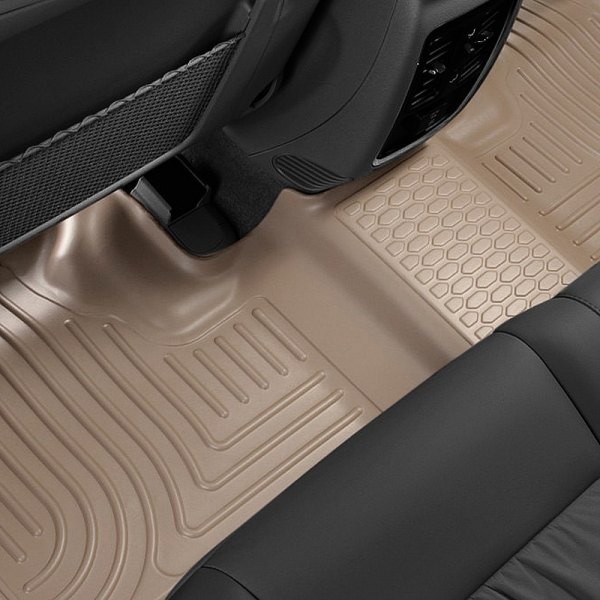  Husky Liners® - WeatherBeater™ 2nd Row, Full Coverage Tan Floor Liner