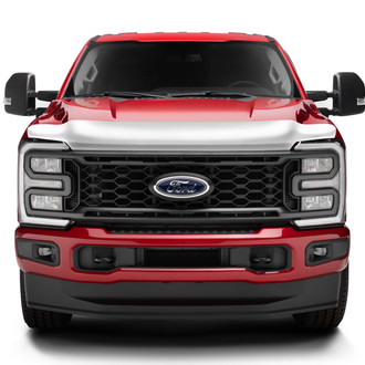 Husky® - Aeroskin™ Chrome Hood Shield