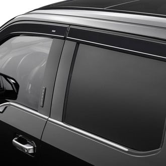 Husky® - Tape-On Low Profile Ventvisor™ Smoke Front Window Deflectors