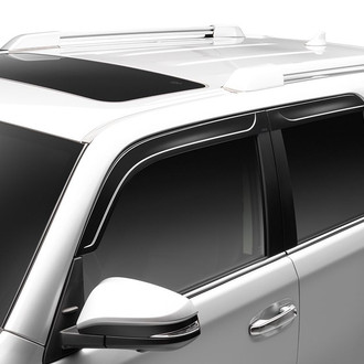 Husky® - Tape-On Low Profile Ventvisor™ Smoke Front and Rear Window Deflectors