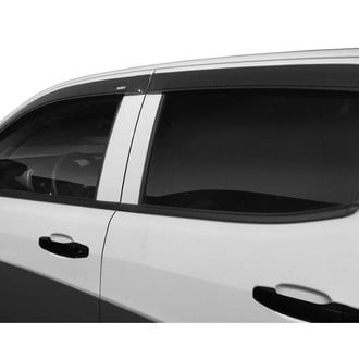 Husky® - Tape-On Low Profile Ventvisor™ Smoke Front and Rear Window Deflectors