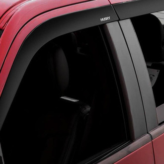 Husky® - Tape-On Low Profile Ventvisor™ Smoke Front and Rear Window Deflectors