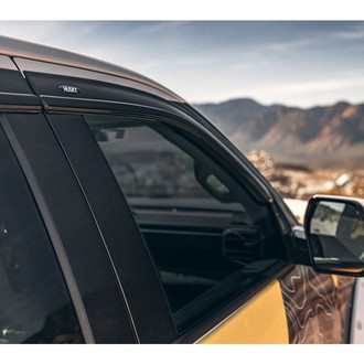 Husky® - Tape-On Low Profile Ventvisor™ Smoke Front and Rear Window Deflectors