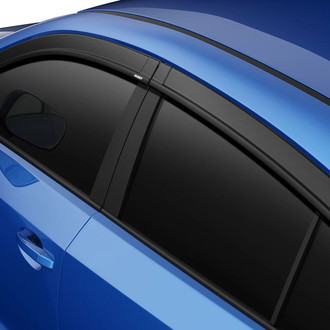 Husky® - Tape-On Low Profile Ventvisor™ Smoke Front and Rear Window Deflectors
