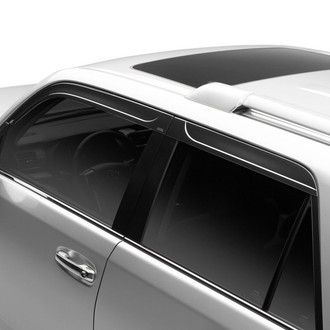 Husky® - Tape-On Low Profile Ventvisor™ Smoke Front and Rear Window Deflectors