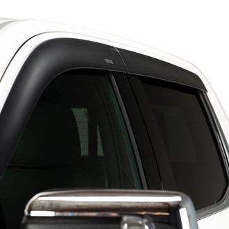 Husky® 2867004 - In-Channel Low Profile Ventvisor™ Matte Black Front and Rear Window Deflectors