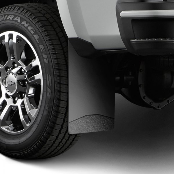  Husky Liners® - Black Mud Flaps with Textured Black Weight