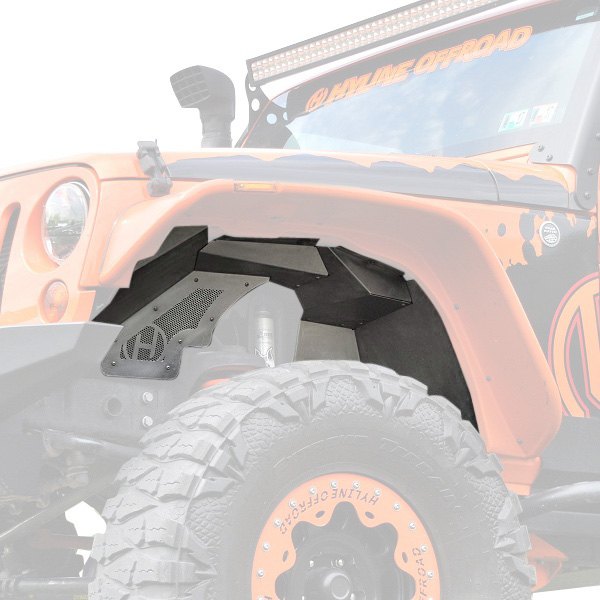 Hyline Offroad® - Raw Aluminum Front Inner Fender Liners