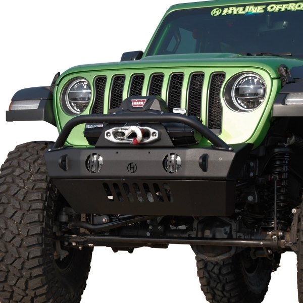 Hyline Offroad® - Summit Stubby Front Modular Black Powder Coat Bumper