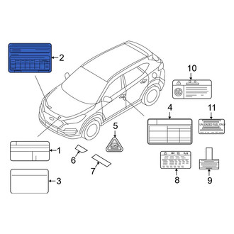 Hyundai OE - Engine Decal